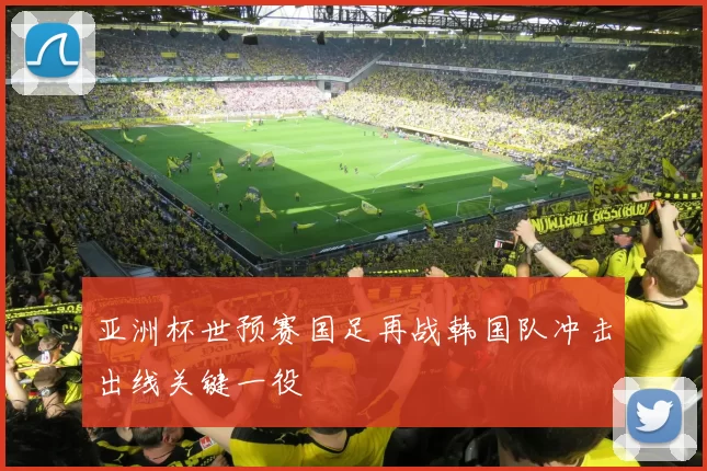 亚洲杯世预赛国足再战韩国队冲击出线关键一役